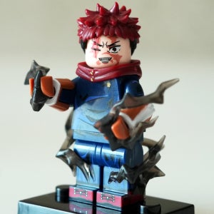 분노의 이타도리 유지 49 주술회전 미니 피규어 중국레고 미피 커스텀
