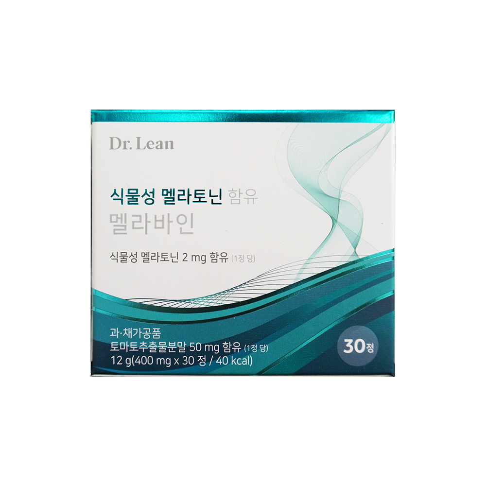 닥터린 식물성 멜라토닌 2mg함유 멜라바인 30정 1박스 1개월분