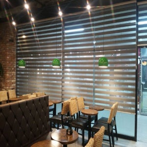 초코 그레이 커피색 어두운 진한 암막 블라인드 사무실브라인드 가로143세로142 맞춤버티칼