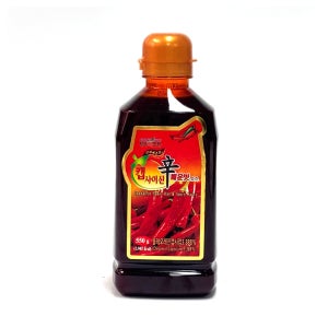 청우 더진한 캡사이신 매운맛 소스 550g