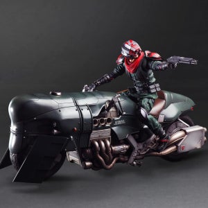 파이널 판타지 VII 리메이크 PLAY ARTS 상급 오토바이 경비병 & 오토바이 SET