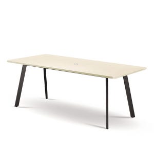 모던파스텔오크 베이직 회의테이블 사무용 중역용 회의용 1600mm, W1600