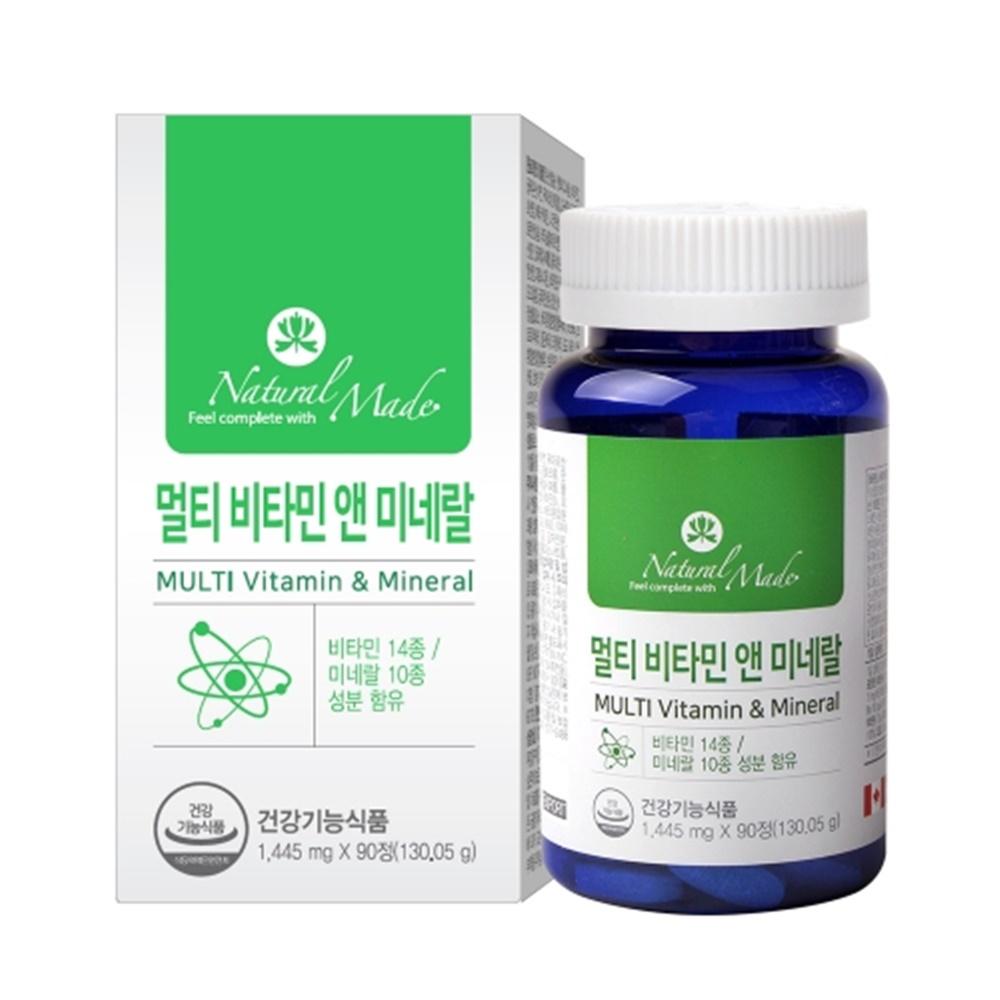 네츄럴<b>메이드</b> 멀티<b>비타민</b> 앤 미네랄