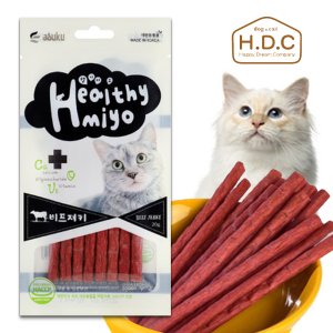 아스쿠 헬시미요 캣스틱 비프 져키 20g 고양이 육포 간식
