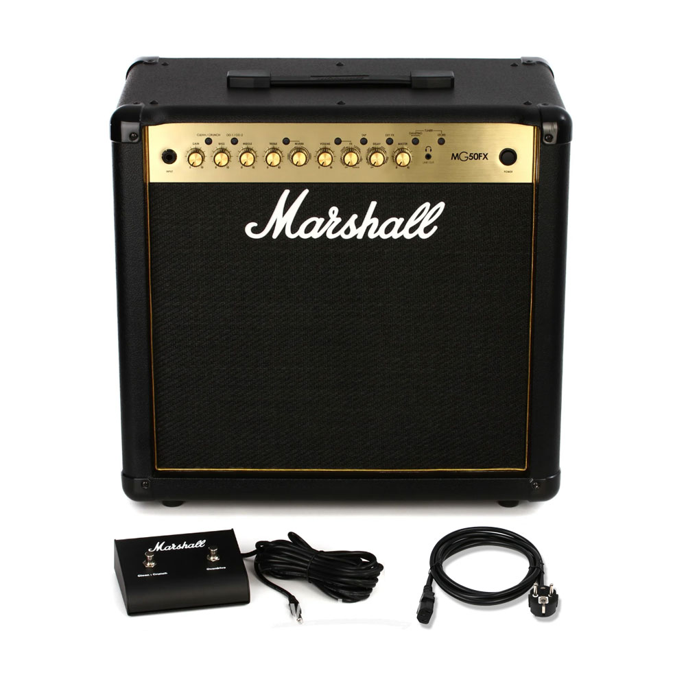 Marshall 220v 마샬 MG50GFX 풋스위치 포함 Marshall 일렉기타 콤보앰프 50W