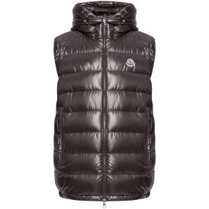 몽클레어 바랑 베스트 재킷 J20911A00062597EX 243 DARK BROWN Brown