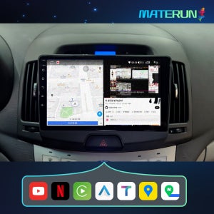 아반떼 HD 안드로이드 올인원 매립형 카플레이 06-10 블랙 디럭스 A타입