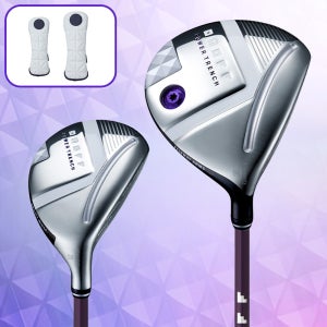 다이와 온오프 LP 425 여성용 세트 우드5번L,유틸리티 4번L (퍼플)