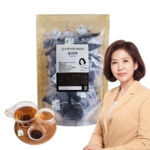 중국 운남성 발효 보이차 티백 100개입 김소형원방 진한 풍미 부드러운 목넘김