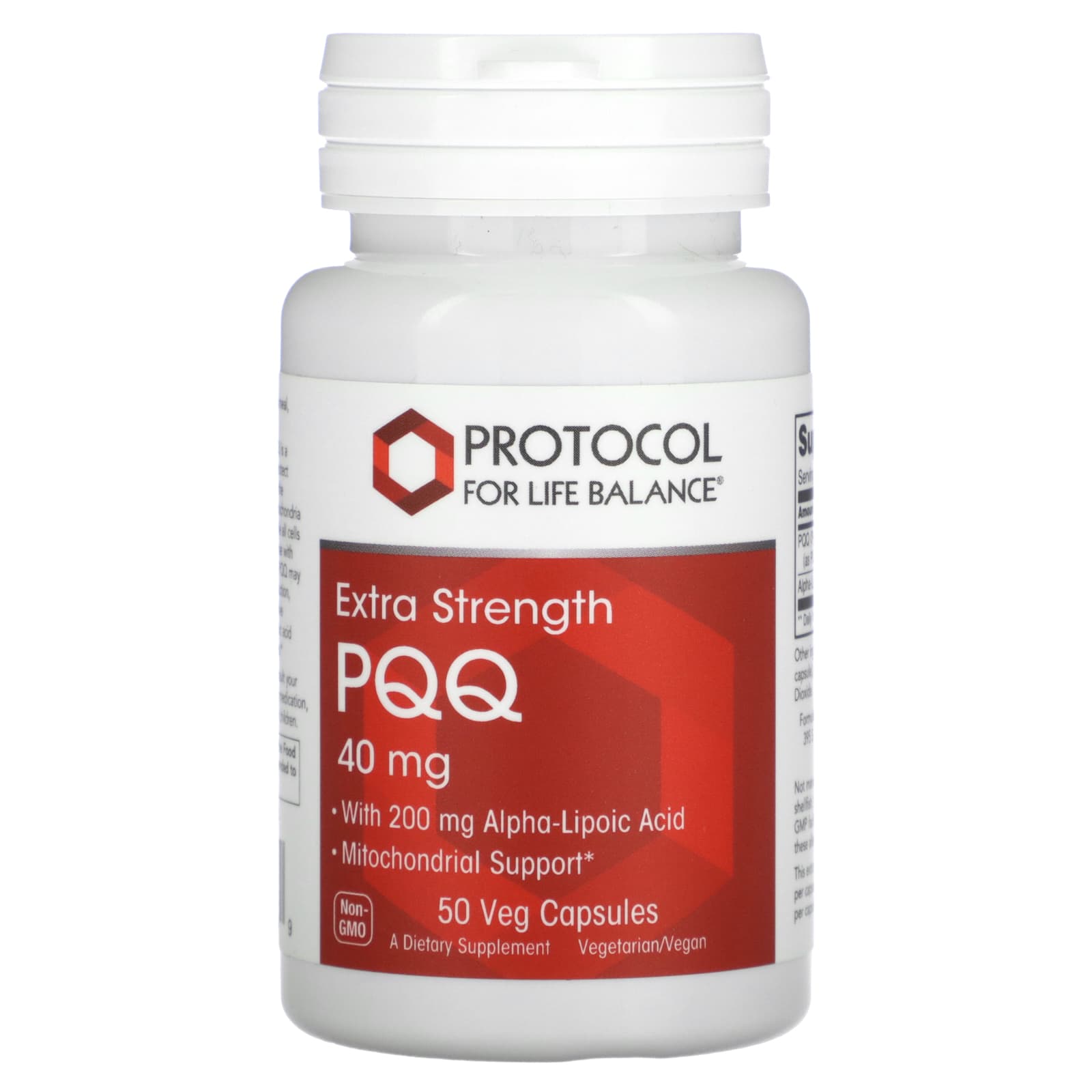 <b>프로토콜포라이프발란스</b> PQQ 엑스트라 스트렝스 40mg 50정