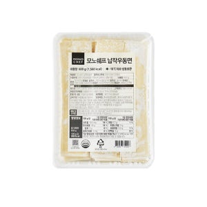 도매 한박스 모노쉐프 납작우동면 600g X 16팩