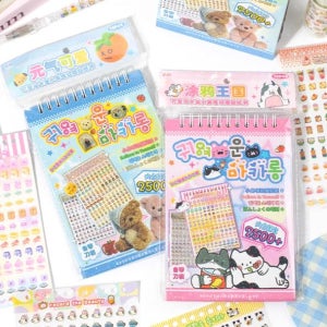 스티커북 다꾸 다이어리꾸미기 씰스티커 탑꾸 포토카드 레트로 빈티지 키치 도무송