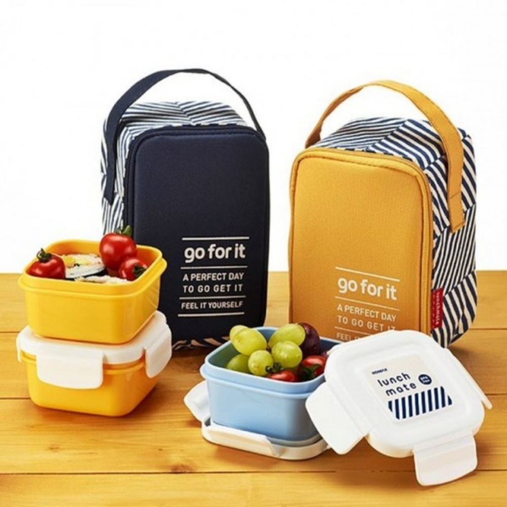 도시락 다이어트 런치박스 3단 미니 세트 색상랜덤 휴대용 식사준비