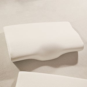 하이얀 하품 메모리폼 경추베개 목편한 편안한 경추 베개