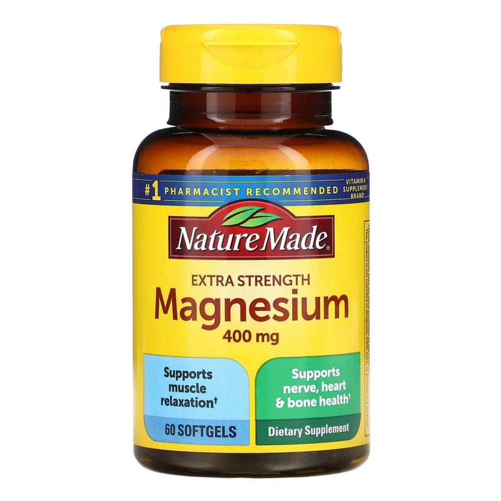 네이처메이드 마그네슘 엑스트라 스트랭스 400mg 60소프트젤