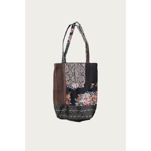 KAPITAL 패치워크 노벨 토트백 K2406XB531 Black