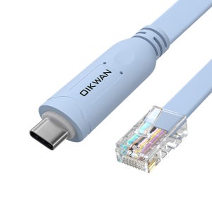 Type-C타입 TO RJ45 RS232 콘솔 케이블1.8m FTDI 칩셋사용