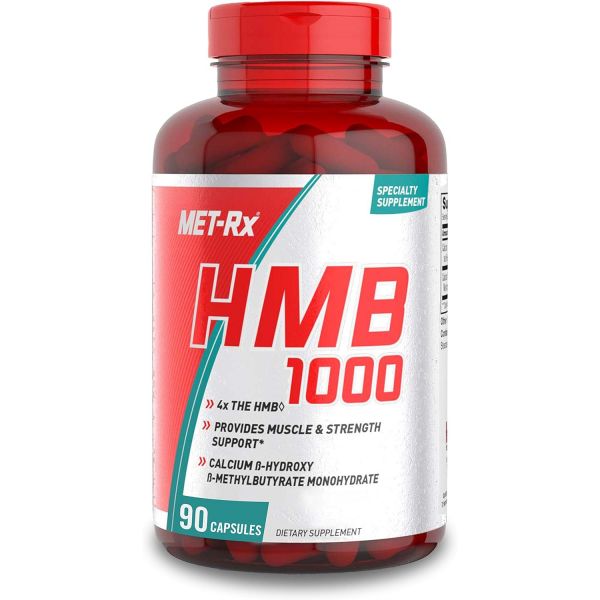 <b>MET-Rx</b> HMB 1000 다이어트 보충제 캡슐, 90 카운트