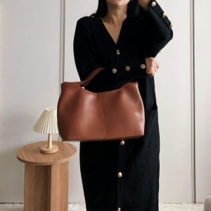 소가죽 클래식백 직장인 데일리 출근가방 명품쇼퍼백 천연가죽 보부상가방 호보백