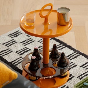 북유럽 손잡이 탁상 사이드테이블 와인 보관 모던 소파 협탁 트레이테이블