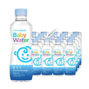 베이비 워터 아기 외출용 생수 350ml 20개