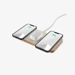 woodcessories 3in1 애플 아이폰 우드 충전 도크 스테이션 30W 오크