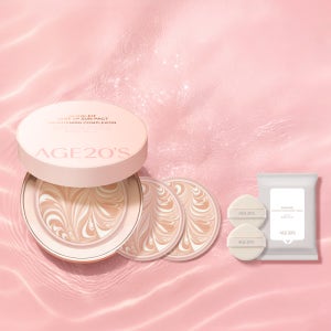 에이지투웨니스 글로우핏 톤업 선팩트 12.5g 본품+리필 2개 (+퍼프2매,클렌징티슈10매) SPF50+ PA++++ 파데프리 선쿠션 선크림 톤업크림 톤업쿠션