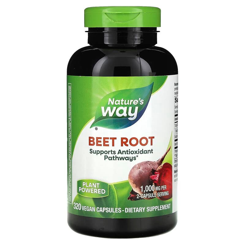 Nature’s Way, 비트 뿌리 500 mg 320베지캡슐