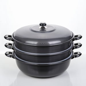 국산 유진토스코 업소용찜기 3단 42cm 대용량찜기 대형찜솥 찜냄비
