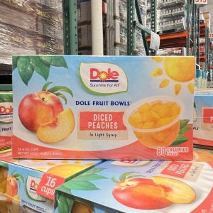 돌 DOLE 복숭아 컵 113g x 16개 과일 통조림 황도복숭아 간식 야식 코스트코