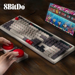 [국내정발] 8bitdo키보드 레트로 무선 8비트 8비토 + 패드 풀배열 N 영문