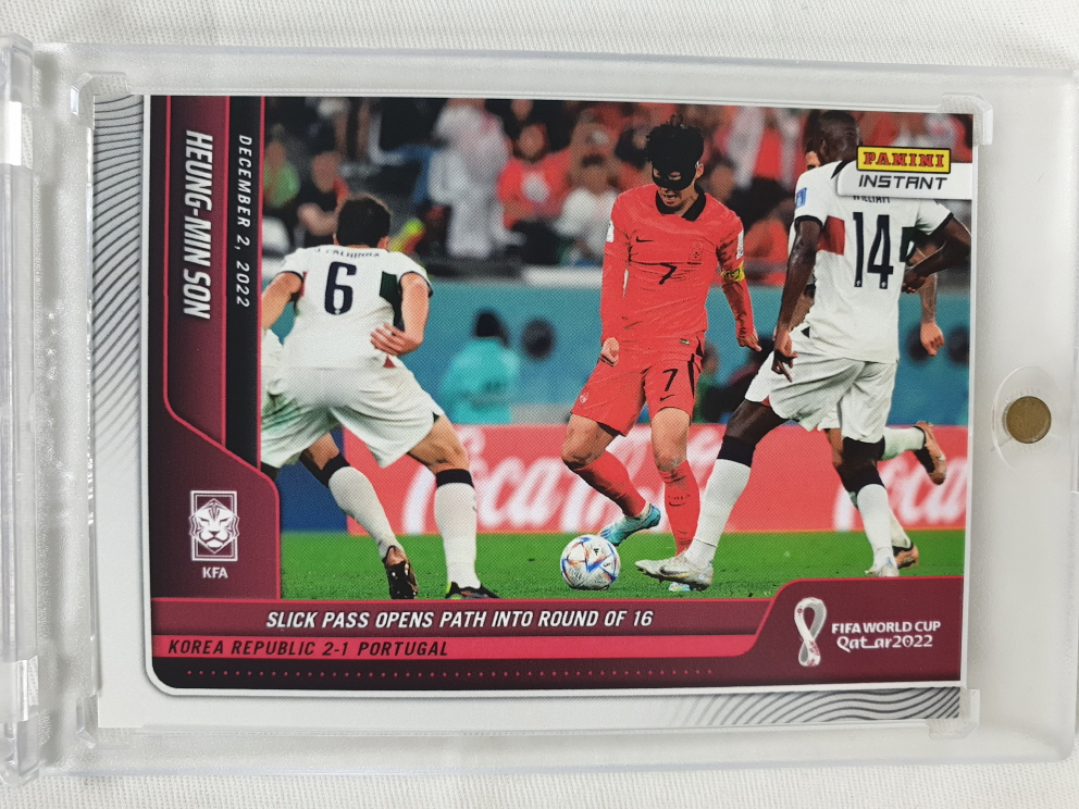 2022 PANINI INSTANT 파니니 인스턴트 손흥민 대한민국 국가대표 카타르 월드컵 축구 카드