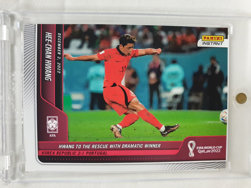 2022 PANINI INSTANT 파니니 인스턴트 조규성 루키 대한민국 국가대표 카타르 월드컵 축구 카드