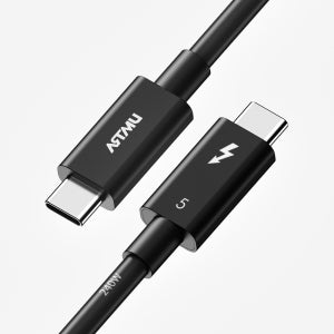인텔 인증 썬더볼트5 240W 80Gbps 120Gbps 케이블 1m, 1개