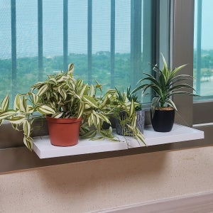 [DAMDA] 다용도 폭조절 창틀 선반 무타공 베란다 화분선반