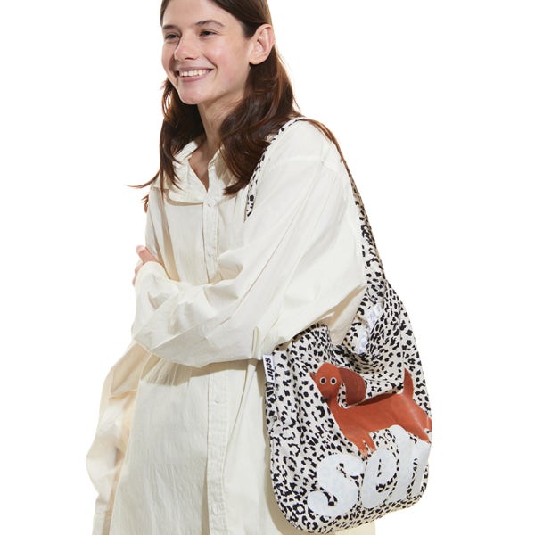 [세르] My Puppy Leopard Easy Bag (Ivory)