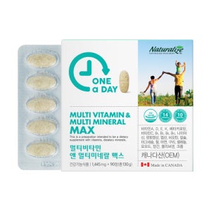 [3개월분] 원어데이 멀티비타민 앤 멀티미네랄 맥스(1,445mg x 90정)