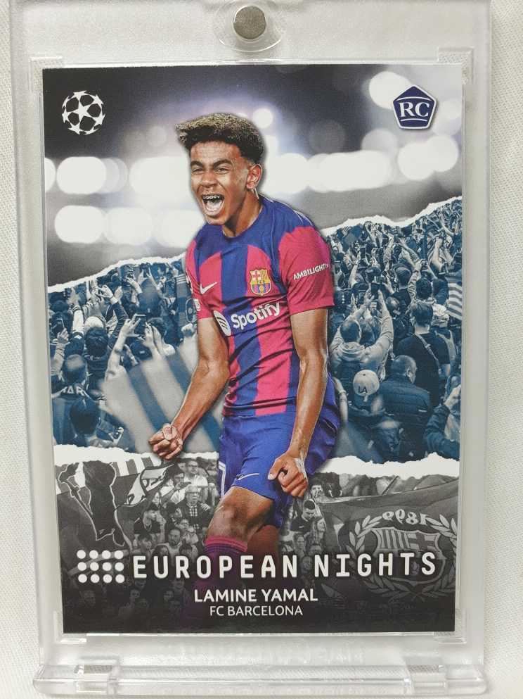 탑스 라민 야말 루키 2023-24 TOPPS UEFA CLUB COMPETITIONS 유럽 챔피언스 리그 축구 카드