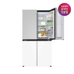 LG 오브제컬렉션 매직스페이스 냉장고 1등급 크림그레이/크림화이트