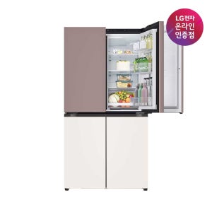 LG 오브제컬렉션 매직스페이스 냉장고 1등급 클레이핑크/베이지