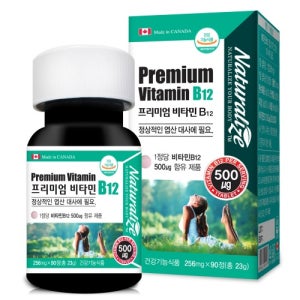 [3개월분] 프리미엄 비타민 B12 (256mg x 90정) 엽산 대사 흡수