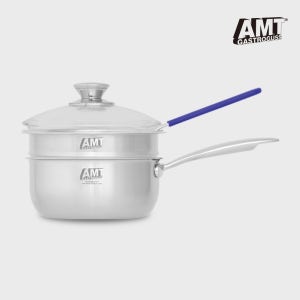 AMT 샤프 통5중 스마트쿡 이유식냄비 316Ti 스텐 편수냄비 18cm