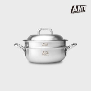 AMT찜기 샤프 316Ti 통5중 스텐 인덕션찜기 멀티쿠커 찜솥 22cm