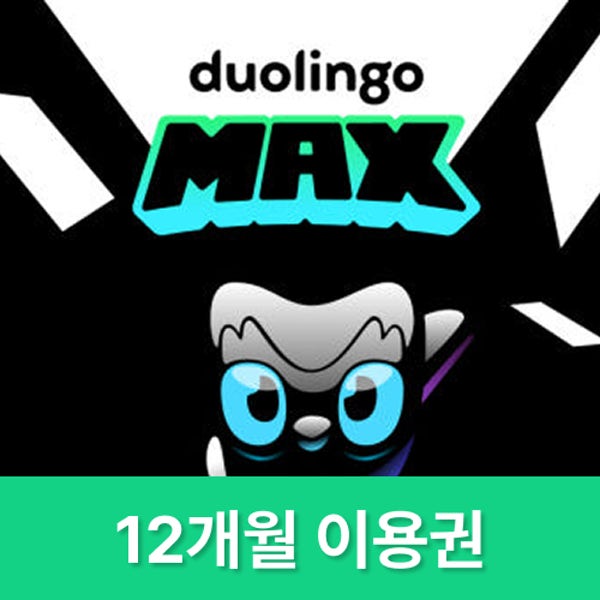 (주문즉시 전송) 듀오링고 max 패밀리 1년, 12개월 듀오링고 맥스