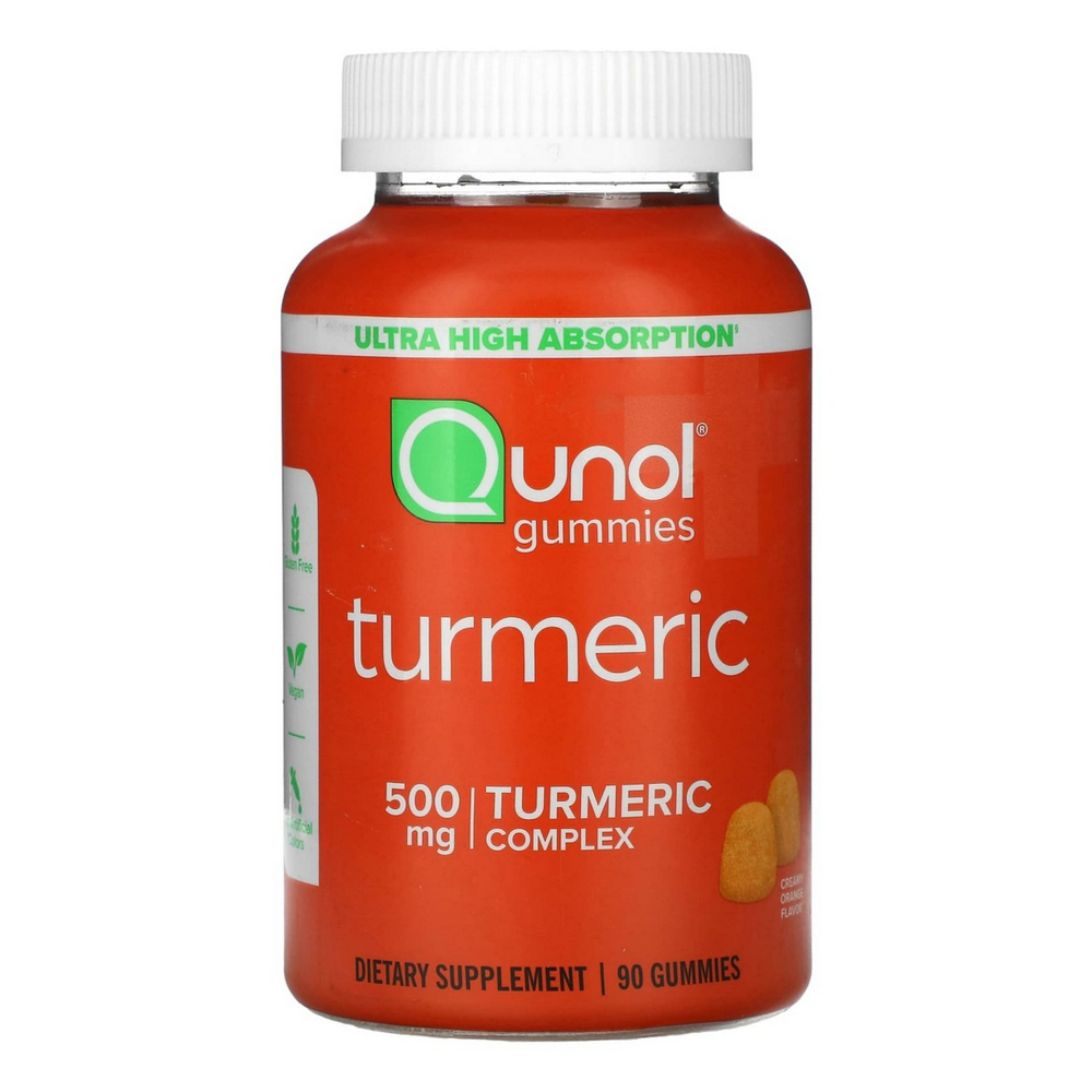 큐놀 <b>터메릭 구미</b>젤리 크리미 오렌지 강황 500mg 90구미