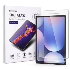 신지모루 플러스 풀커버 강화유리 액정보호필름 갤럭시 탭 S10+, 2매입