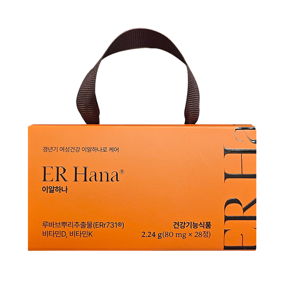 <b>갱년기</b>엔 이알하나(ERr731) 문소리 여성 <b>갱년기</b> 르바브 추출물 28정, 1개