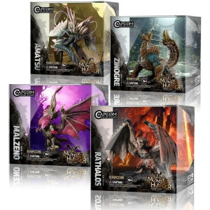 피규어 빌더 큐브 몬스터헌터 4종 세트 BOX