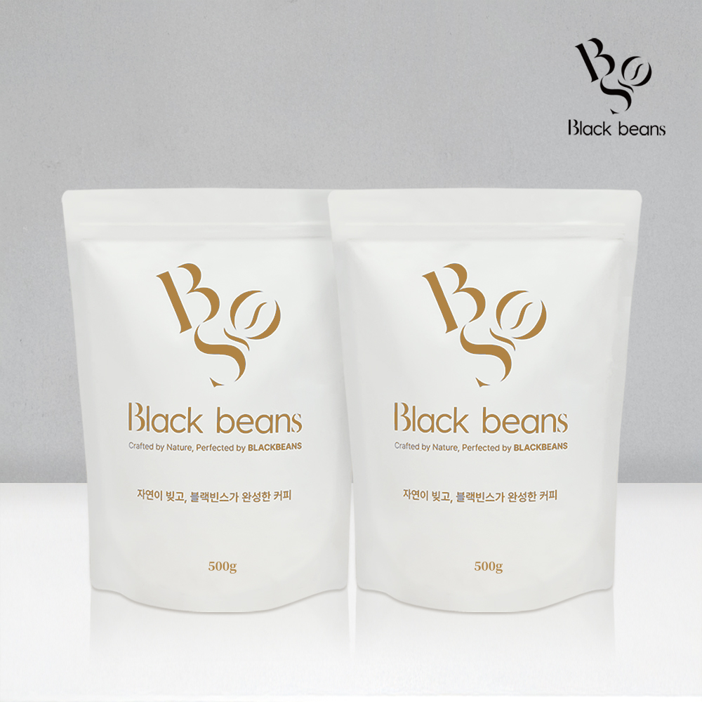 [무료배송] 블랙빈스 원두커피 인도네시아 <b>발리</b> 500g 2봉 분쇄선택