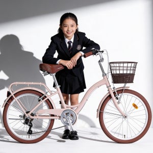 스마트 클라라 22인치 여성용 자전거 시티 바구니